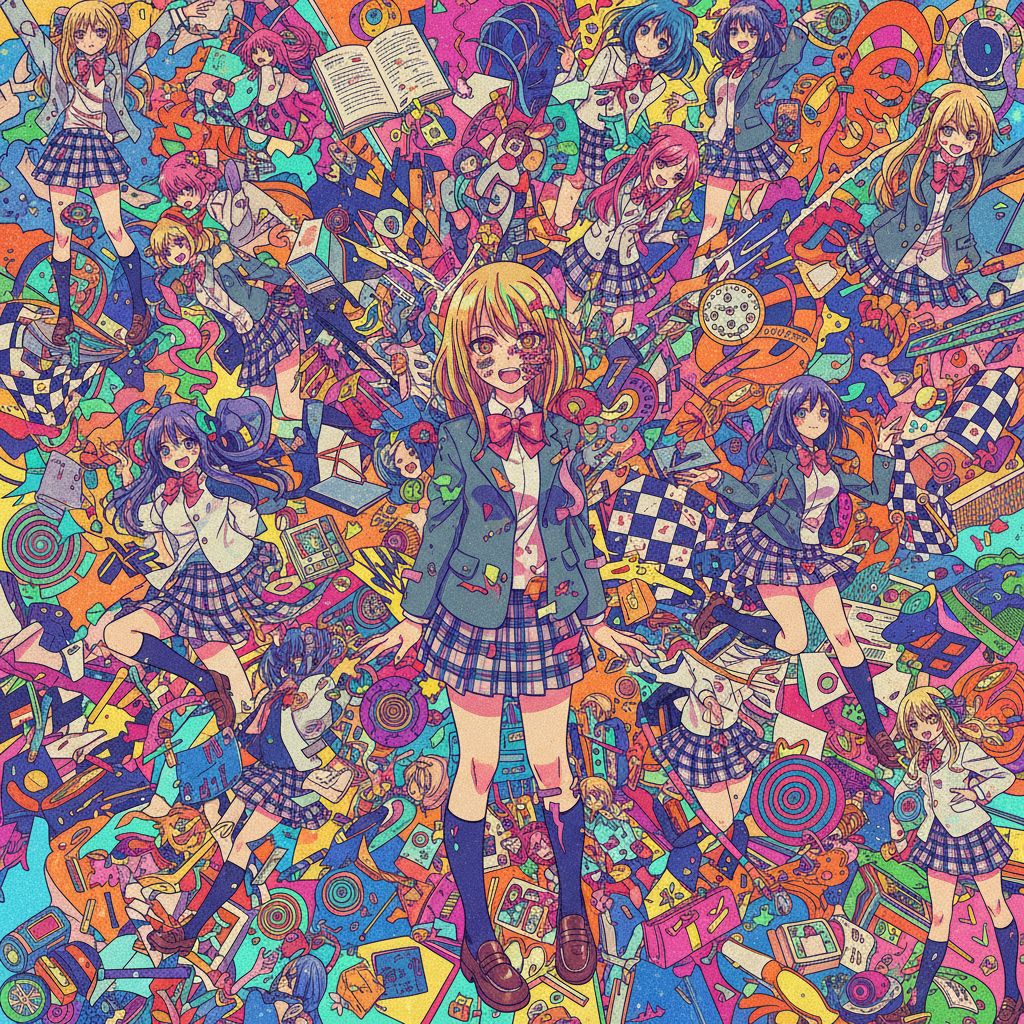 Chaotic Cartoon Character