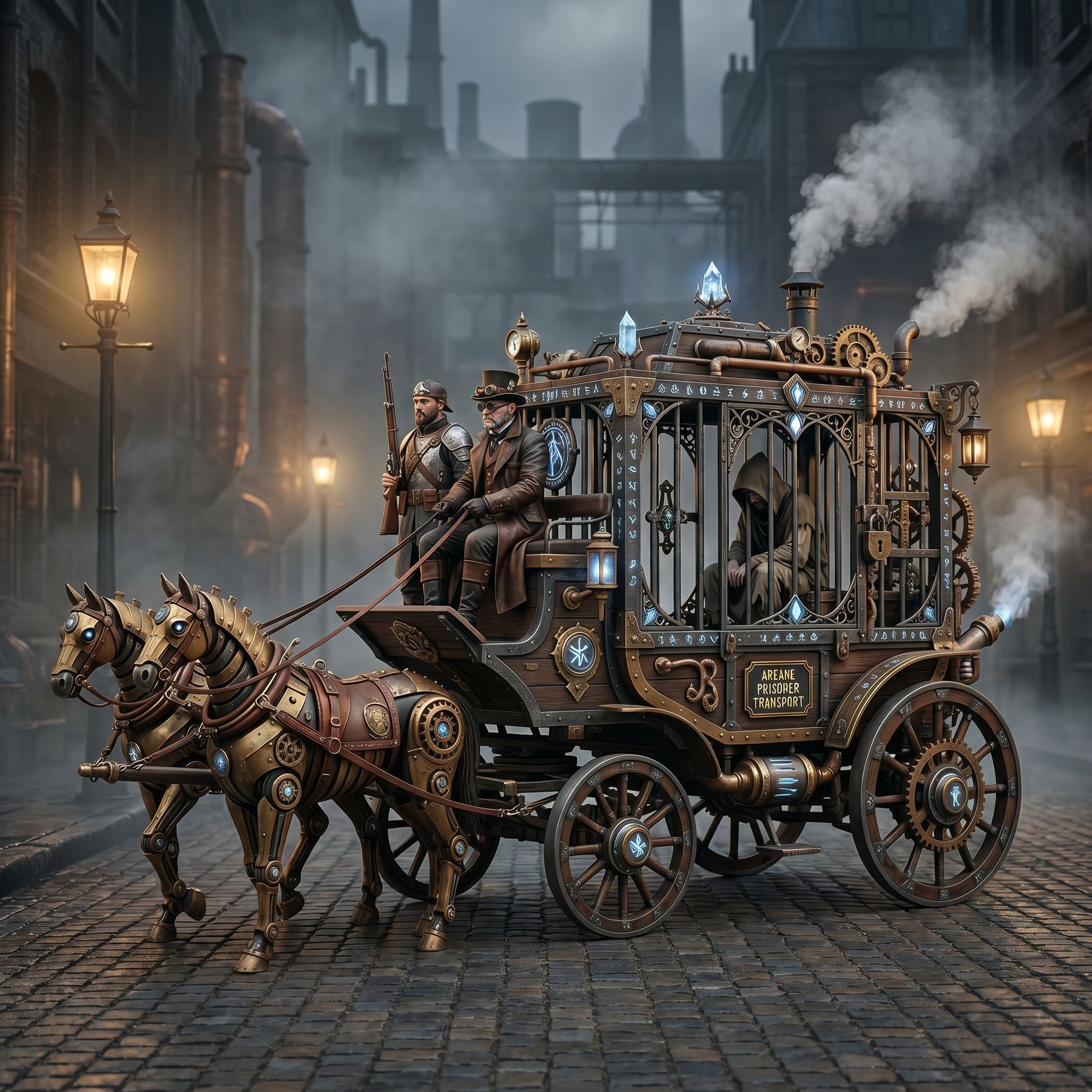 Steampunk Horse Car